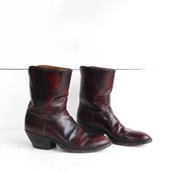 oxblood cowboy boots
