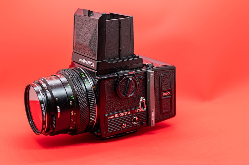 Bronica ETRS 645 Medium Format Film Camera With Waist Level Viewfinder