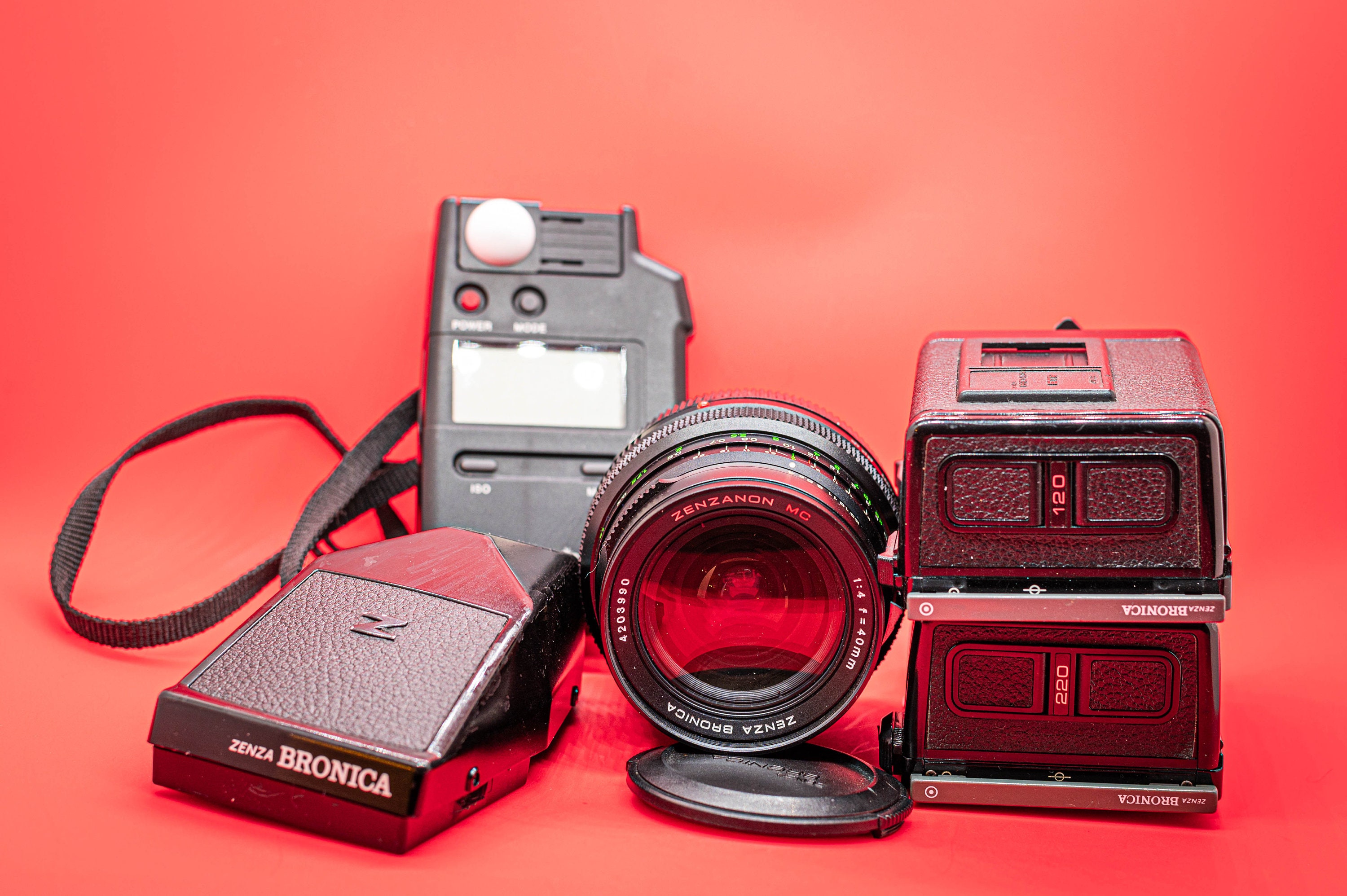 Bronica ETRS 645 Medium Format Film Camera With Waist Level Viewfinder