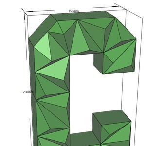 Letra B Letras Low Poly Alfabeto 3d Letter Alphabet 3d Etsy 3d models below are suitable not only for printing but also for any computer graphics like cg, vfx, animation, or even cad. etsy