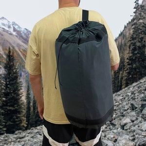 Organic camping sleeping bag, merino wool travel sleepsack, tactical sleeping bag, travel essentials, camper gift, extra warm sleeping bag