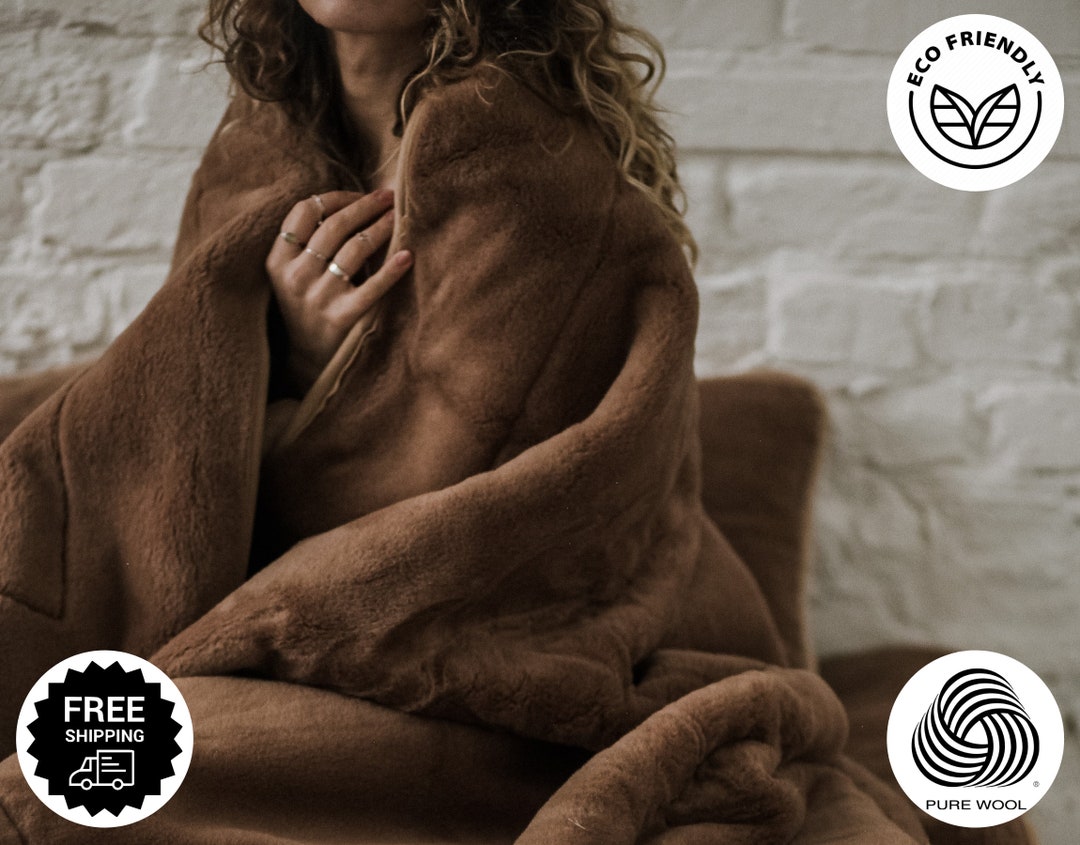 Extra Warm Wool Comforter, Duvet Insert / Woolmark / Organic Camel Fur