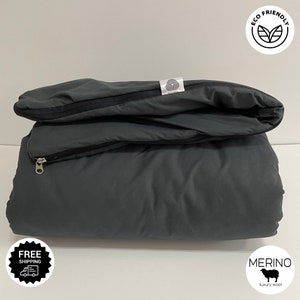 Merino Wool Extra Warm Sleeping Bag / Sleeping Bag for Camping / Travel Sleepsack / Eco friendly Sleeping Bag / Any Size on request
