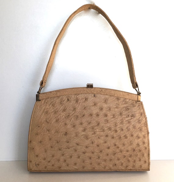 Vintage Bag, Vintage Leather Bag, 1950s Bag, Kelly