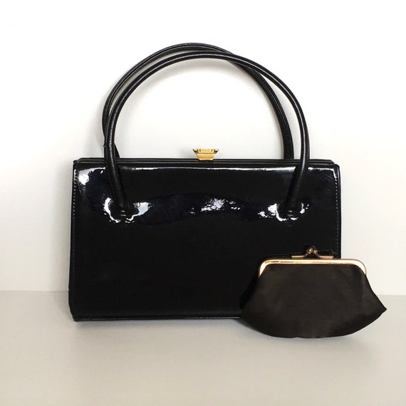 patent leather bag