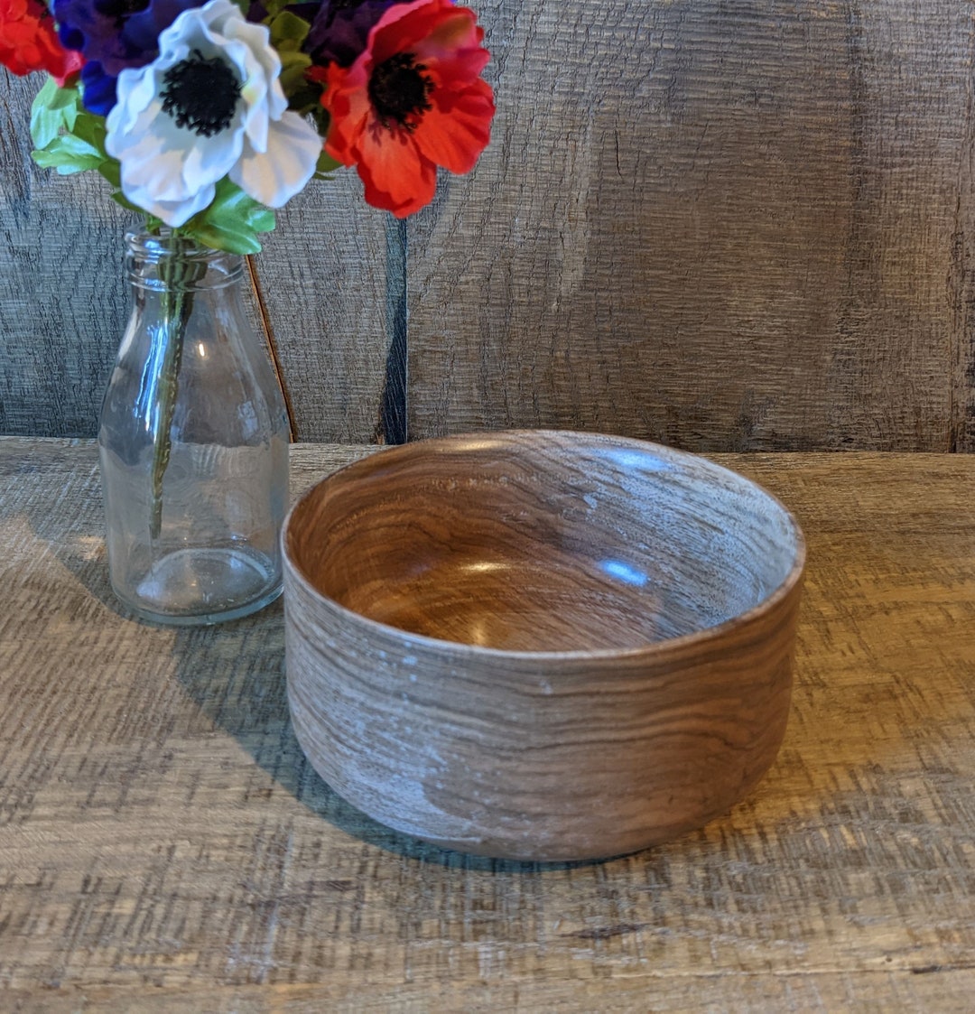 Walnut Wooden Bowl a Small Simple Wooden Key Bowl or Catch Etsy