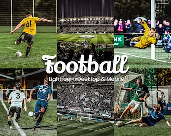 Football Lightroom Presets: Vibrant Sports Photography (Mobile & Desktop)