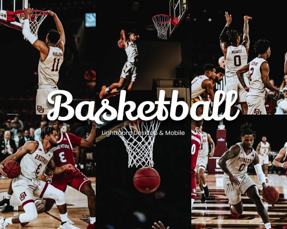 Basketball Lightroom Presets: Sport, HDR, Workout Vibes (XMP and DNG Files)