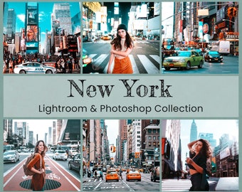 Paramètres prédéfinis Lightroom New York : filtres City Street Style (mobiles et ordinateurs de bureau)