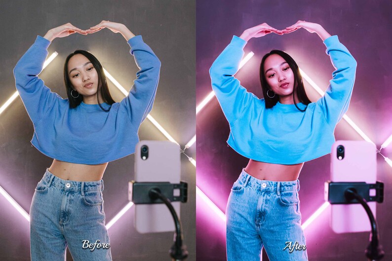 Before and After Posters showcasing stunning transformations with 40 Lightroom presets for desktop and mobile. Elevate your visuals and captivate your audience with professional editing tools.