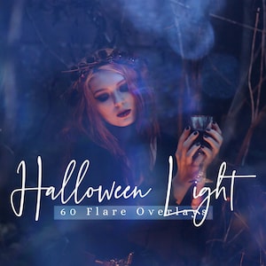 60 Halloween  Photo Overlays lights Effect, Different Overlay Sparkles effects digital backdrop, Professional bokeh overlay