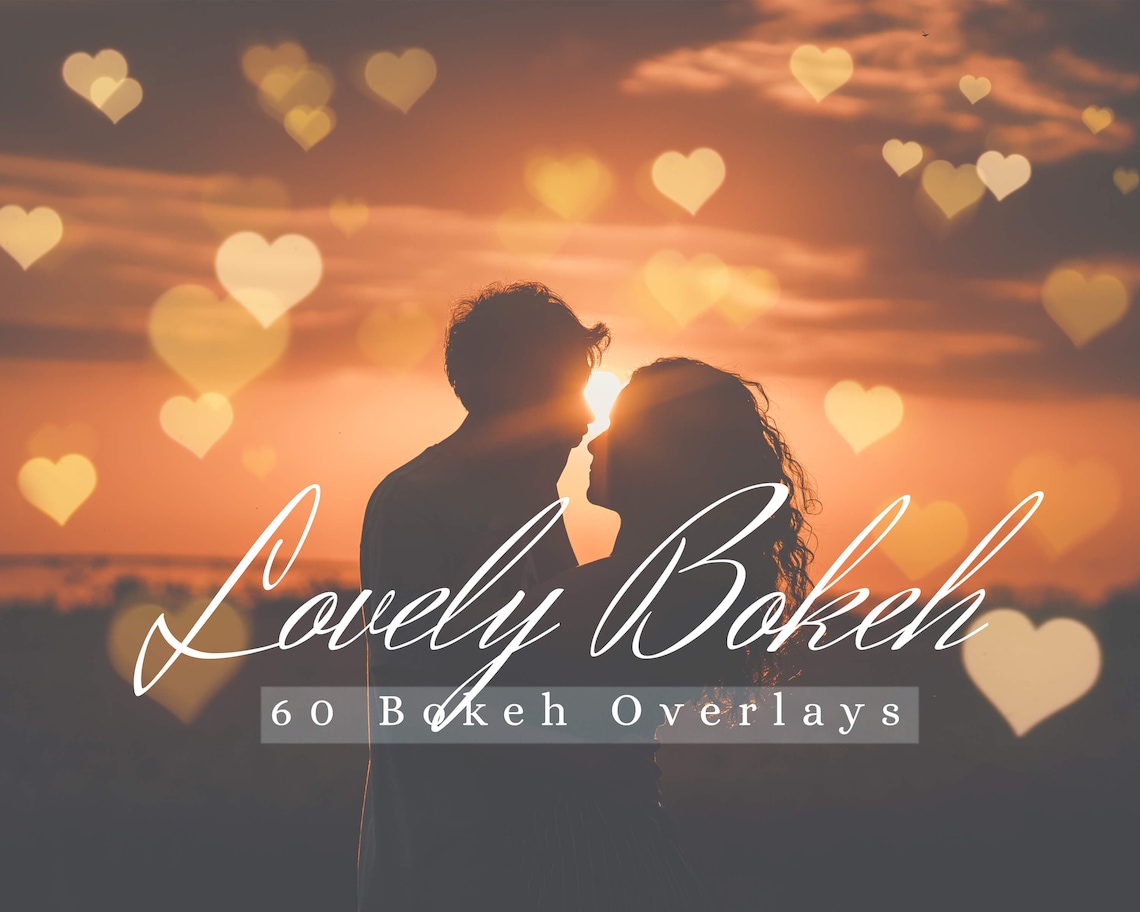 60 Lovely Bokeh lights Photo Effect Overlays Love Overlay image 0