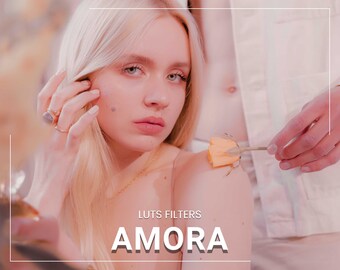 30 Amora Video LUTs for Valentine&#39;s Day | Enhance Romantic Videos with Bright, Aesthetics, Soft Mood, and Vibrant Pink Tones for Influencers