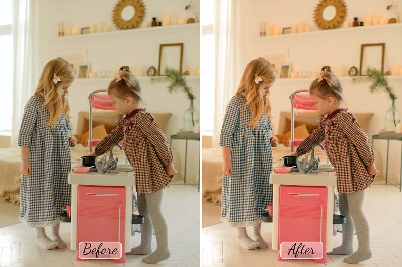 Colorful Seasons 10 Pro Family Photoshop Actions Warm Outdoor Easy to use ACR LUT Presets Instagram Blogger Moody Lifestyle
