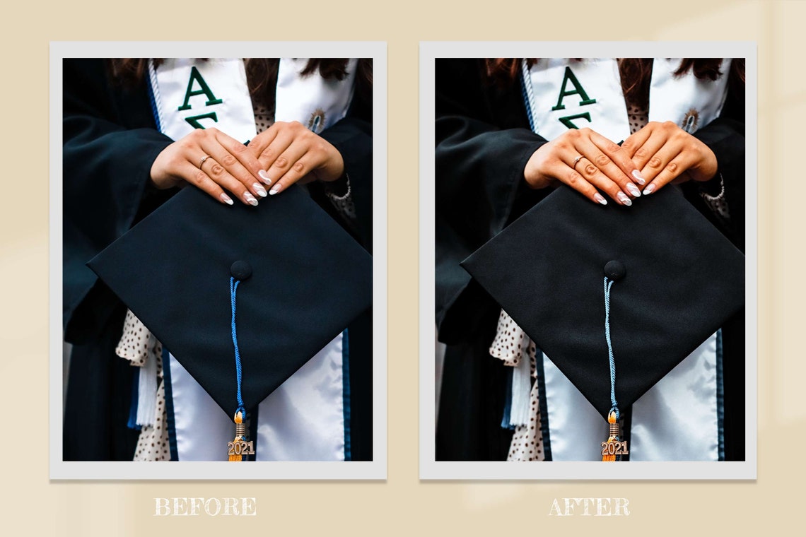 Graduation Lightroom Presets Desktop Portrait Etsy