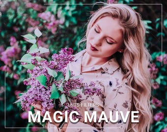 30 Magic Mauve Video LUTs – Transform Purple Videos, Spring Scenes, and Aesthetic Edits for Influencers, Content Creators, and Photographers