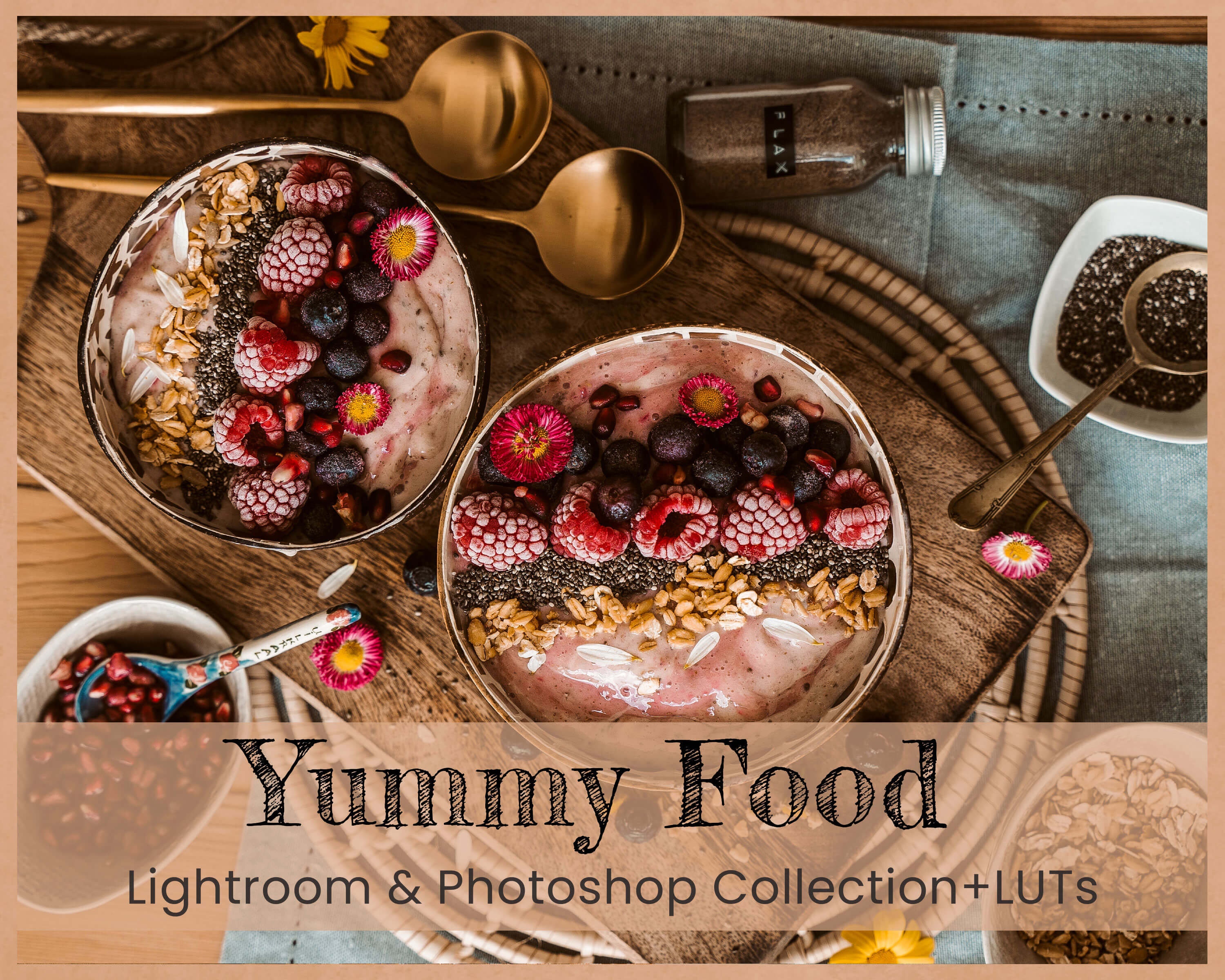 8 Yummy Food Desktop Lightroom Presets, Tasty Photoshop Actions, Moody  Vibrant Mobile Preset, Cooking Video Film Luts for Delicious Bloggers -   Israel