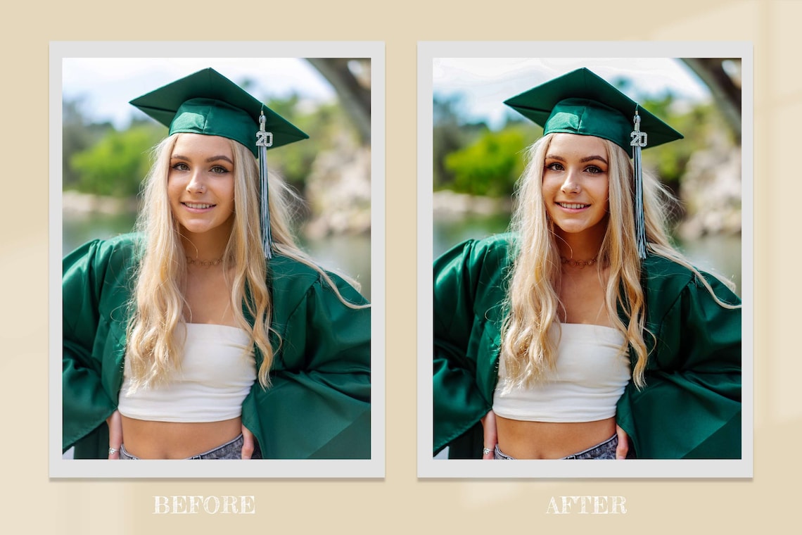 Graduation Lightroom Presets Desktop Portrait Etsy
