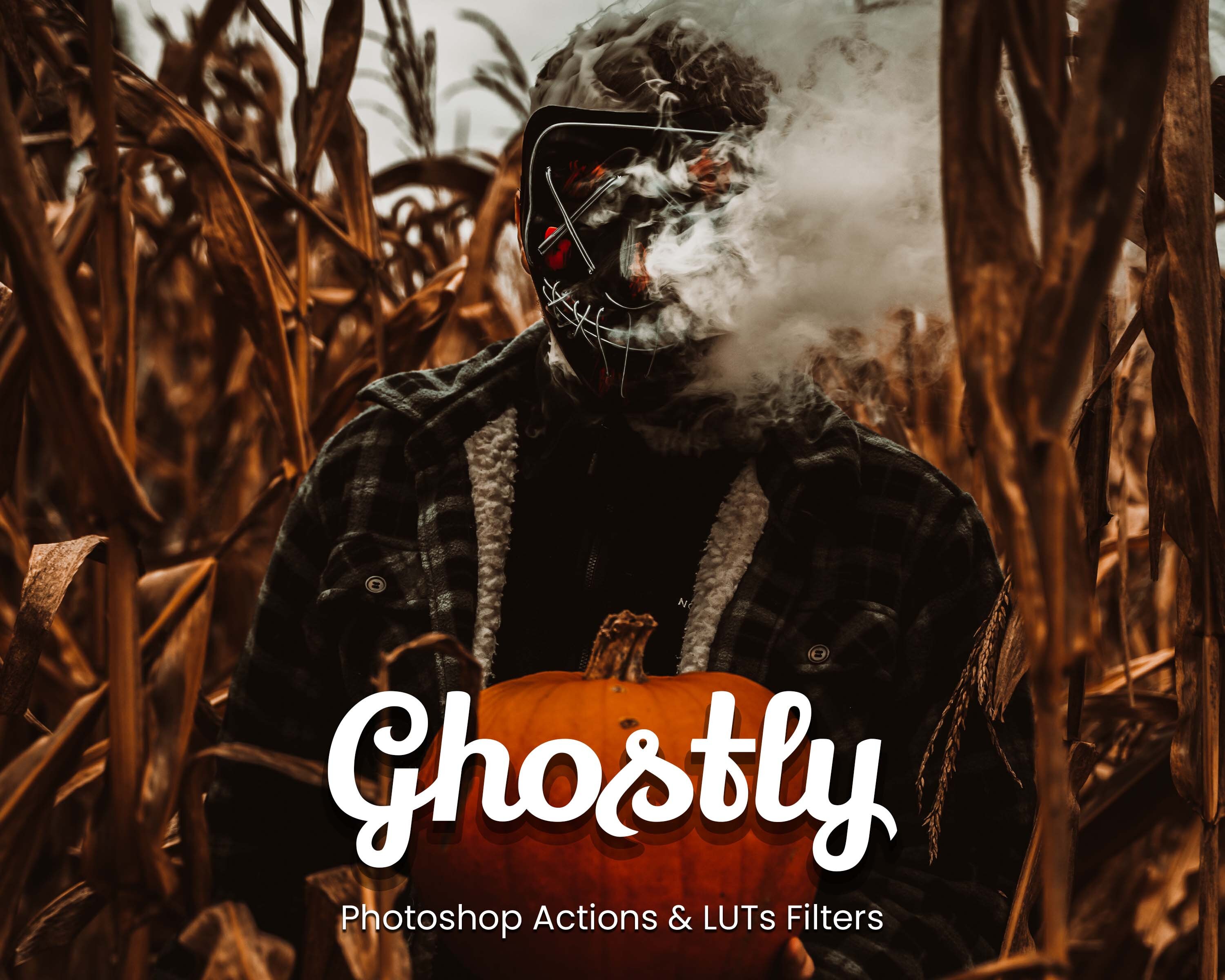 25 Ghostly Photoshop Actions, Video LUTs, Enhance Your Halloween Photos with Spooky Aesthetics, Vibrant Styles, & Professional Grade Effects