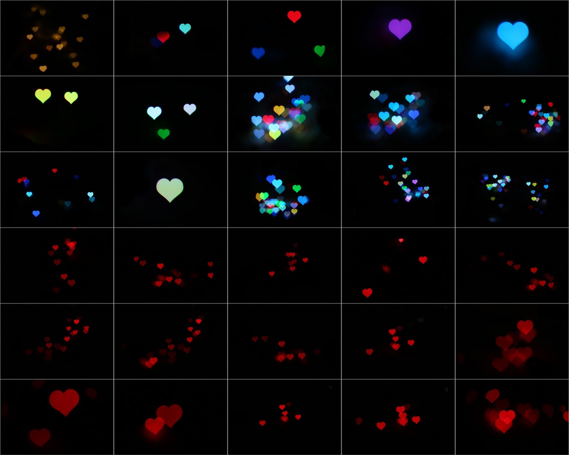 60 Lovely Bokeh lights Photo Effect Overlays Love Overlay image 8