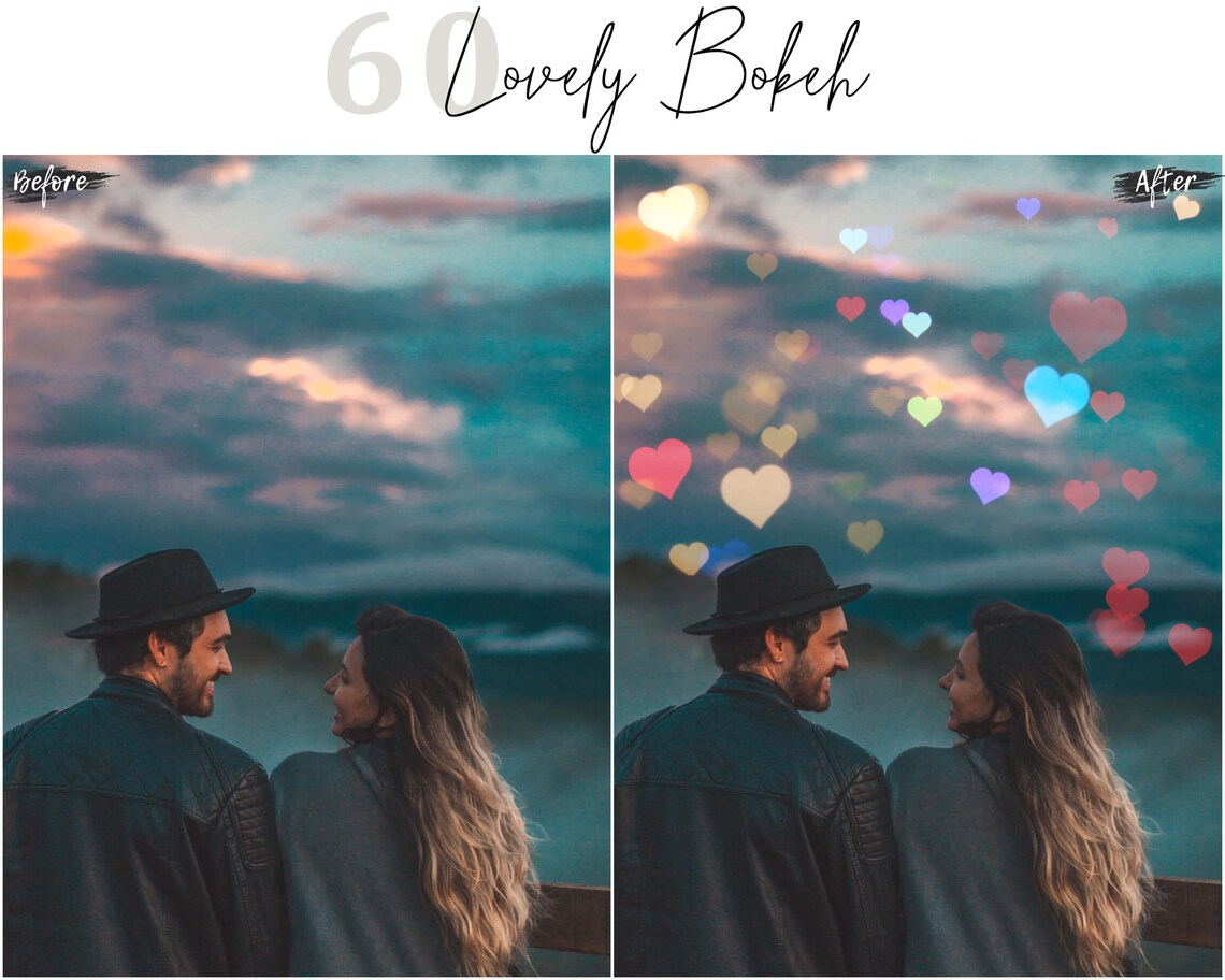 60 Lovely Bokeh lights Photo Effect Overlays Love Overlay image 4