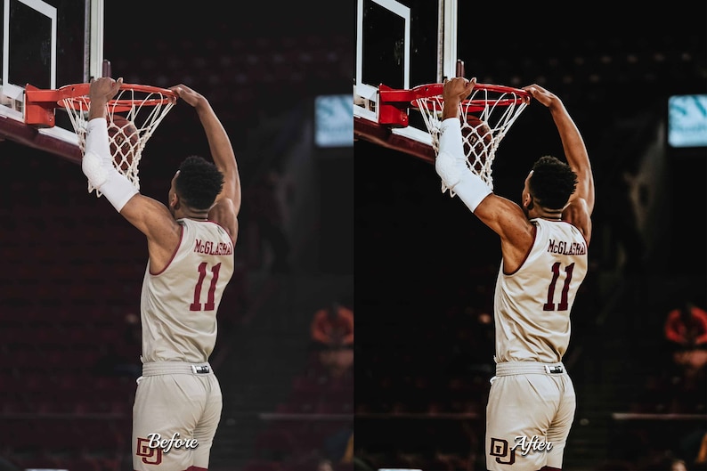 May include: A basketball player wearing a white jersey with the number 11 and the name "McGlashen" on the back, jumps to dunk the ball. The player is wearing a white wristband and white shorts. The player is in mid-air, with the ball in their right hand.