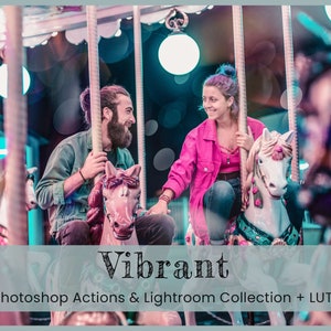 Vibrant Preset Photoshop Actions, Lightroom Presets Desktop, Lightroom Mobile Presets, Instagram influencer, Colorful Color pop, Happy Vivid