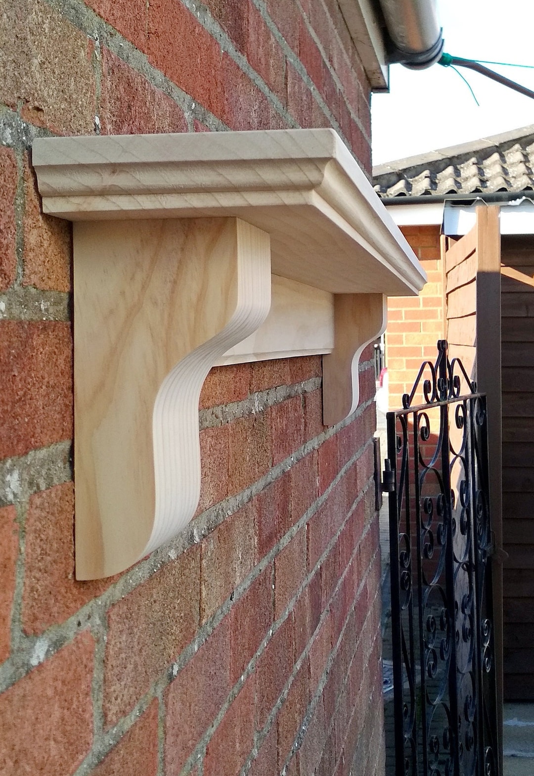 Solid Pine Wood Mantel Shelf With Corbels, Radiata Pine, Handmade Mantle, ROMAN STYLE Etsy UK