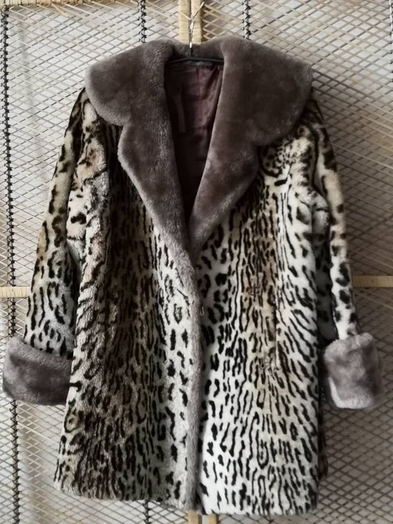 Original Vintage 1960's Sheepskin Shearling Jacket