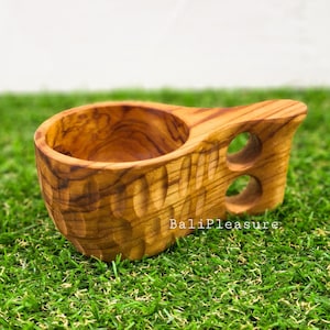 Dursten Trad Küksa - Teak Wood Cup - Wooden Cup - Wooden Kuksa Cup - Wooden Mug - Groomsmen Gift - Gifts For Men - Christmas Gift - Hiking