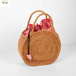 Snail Rattan Bag - Bali Bag - Straw Bag - Handmade Beach Bag - Women Summer Bag - Gift For Her - Woven Rattan Basket - Market Bag