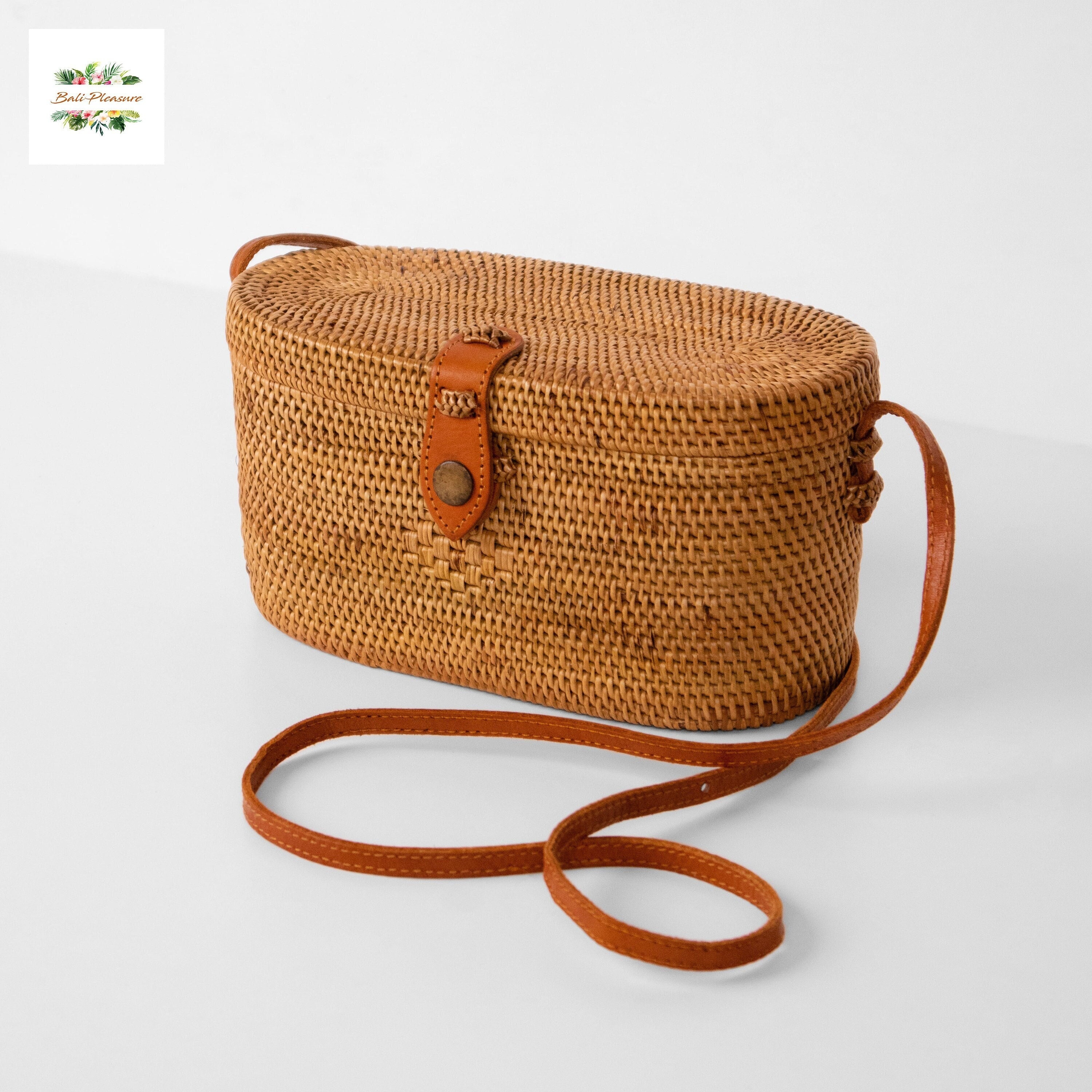 Small Woven Straw Bag For Women Luxury Embroidery Bucket Bag Boho Style  Crossbody Bag - Bags & Luggage - Temu Germany