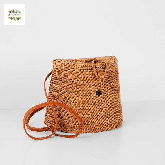 Round Rattan Bags from Indonesia