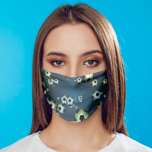 Soccer Face Mask Etsy