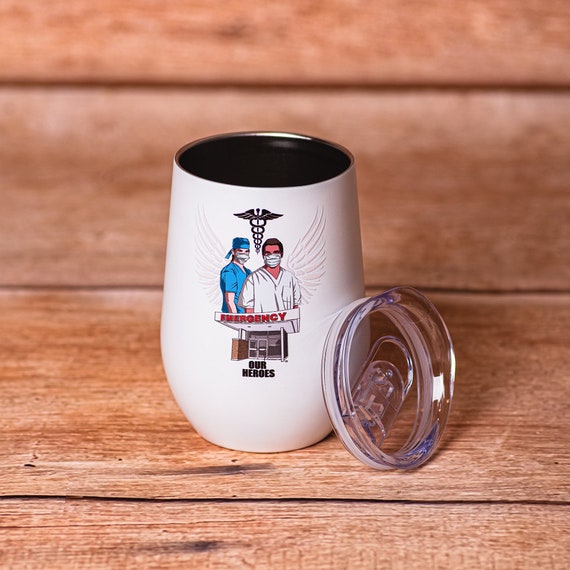 Healthcare Medical Hero's 15 OZ Insulated Double Walled Travel Mug Wine Cup  Gift - Etsy