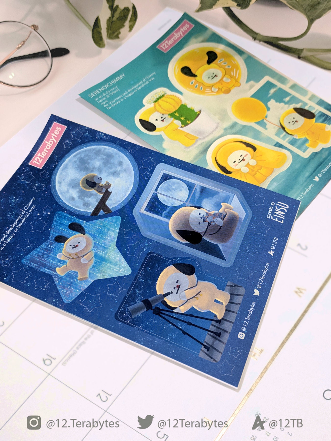 BTS BT21 Vinyl Stickers Chimmy x Serendipity Stickers BTS ...