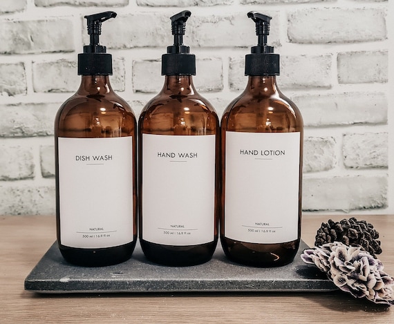 Kitchen soap dispenser bottle discount