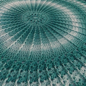 Under The Sea Ombre Pattern PDF Download, Blanket Afghan Pattern, DIY PDF Download or Hardcopy, Crochet Blanket Pattern Tutorial.