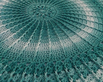 Under The Sea Ombre Pattern PDF Download, Blanket Afghan Pattern, DIY PDF Download or Hardcopy, Crochet Blanket Pattern Tutorial.