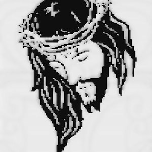 Jesus-2 Complete Graph DIY Blanket Pattern, Full-Color Tutorial, Crochet Graph, Digital PDF Download File, Complete Pattern Tutorial