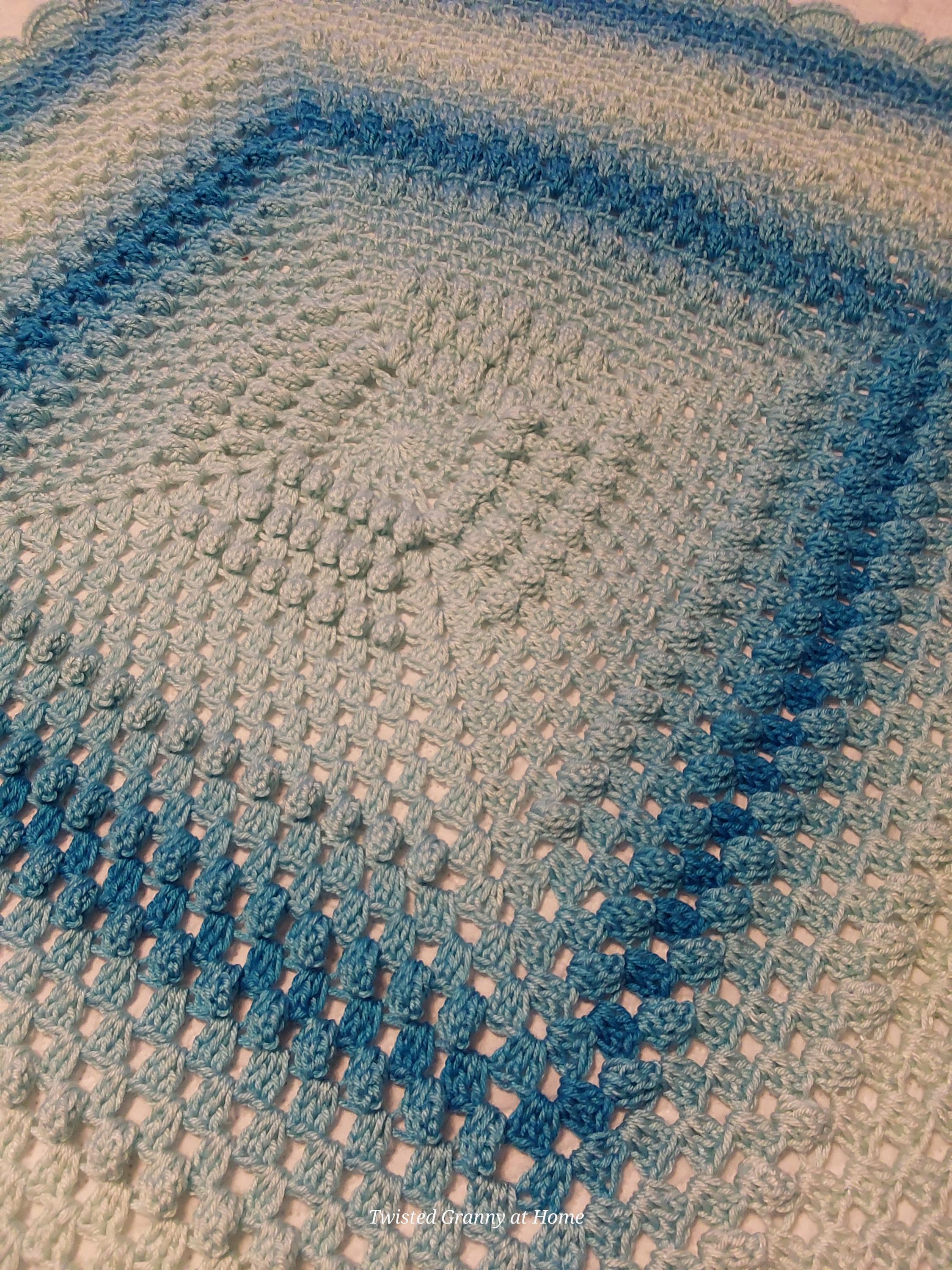 Cerulean Sea Mandala Crochet Blanket Pattern (PDF Download) - Etsy