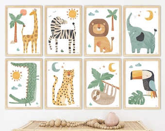 Pip+Phee Jungle Club Collection - White Base - Choose 1 or up to 8 as Set