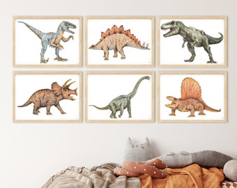 Pip+Phee Dinosaur Set of 3,4,5 or 6 - Choose which Prints