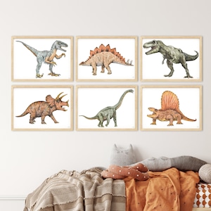 Pip+Phee Dinosaur Set of 3,4,5 or 6 - Choose which Prints