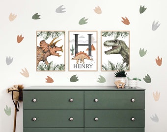 Pip+Phee Dinosaur Foot print Fabric Wall Decals - Reusable