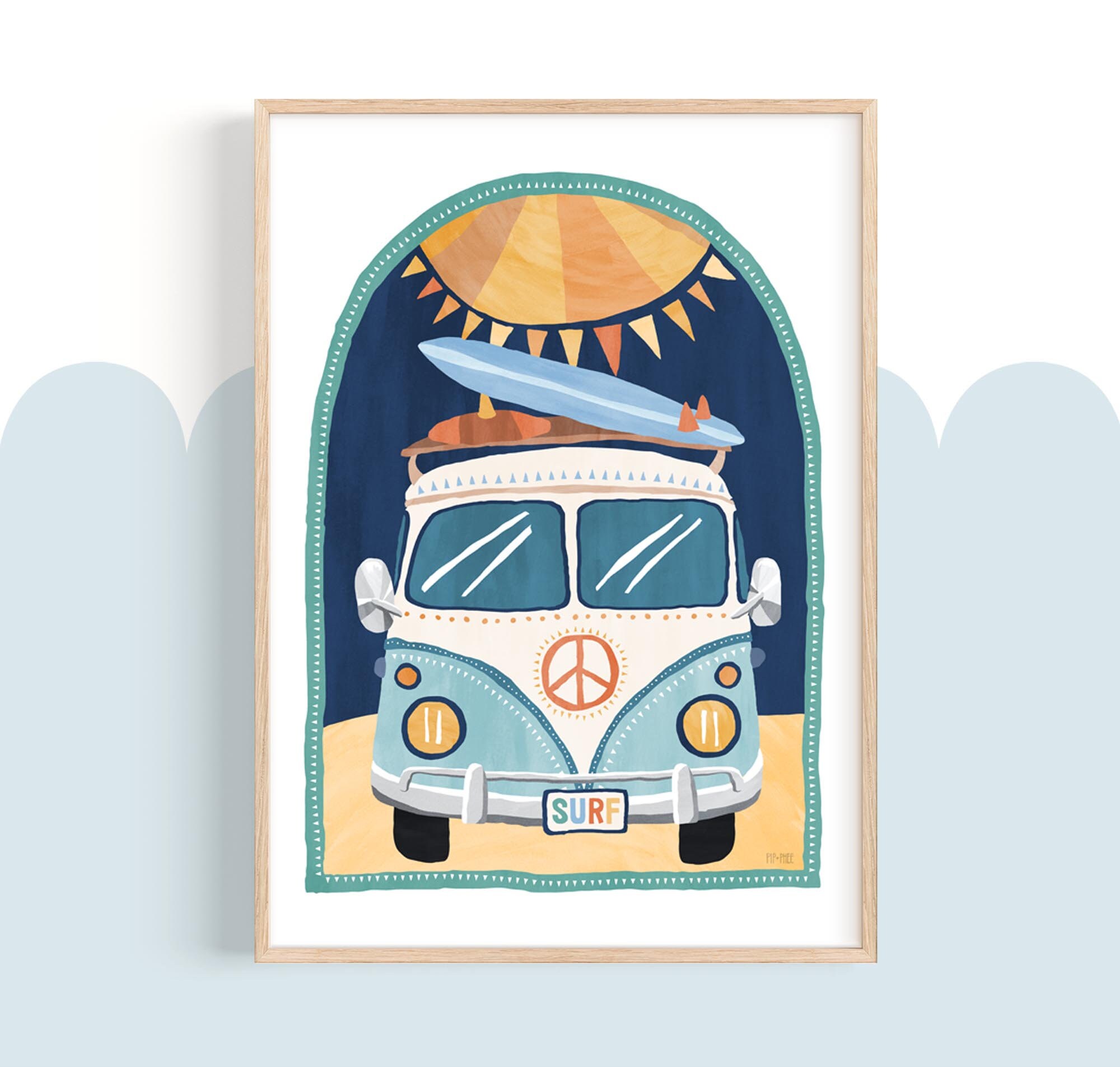 Surf Wagon Art Australia