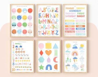 Pip+Phee Clever Cookie Educational Alphabet & Learn - Bright Collection - Choose 1 or up to 6 as Set