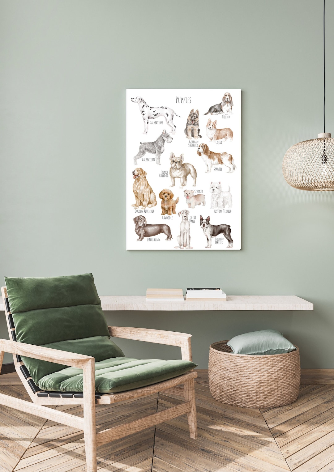 Puppies, A3 Poster - a Beautiful Selection of Gorgeous Puppies and ...