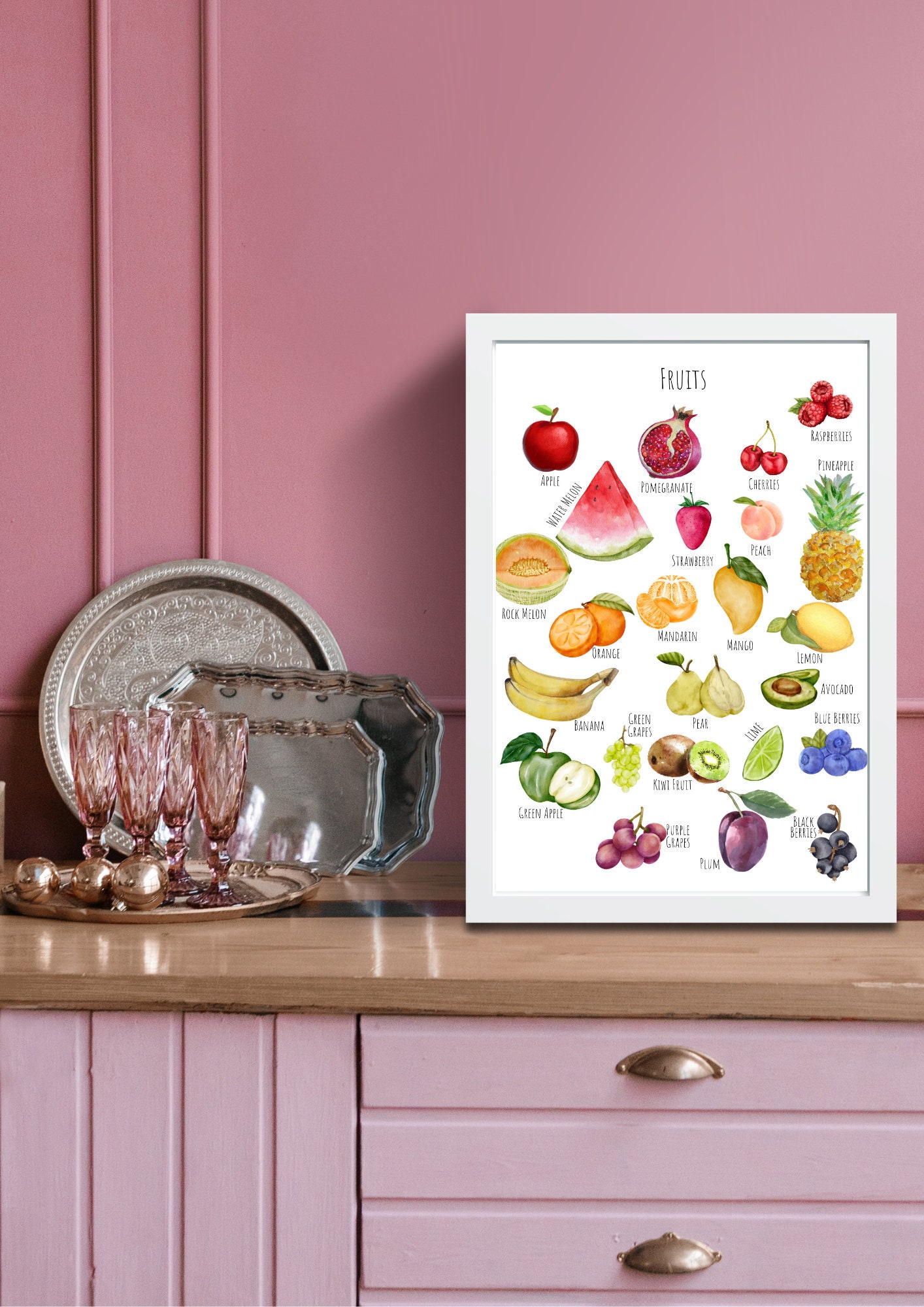 Fruit, A3 Poster - a Beautiful Selection of Gorgeous and Exotic Fruits ...