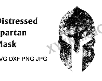 Spartan Mask Distressed PNG JPG DXF svg eps Digital Download Sublimation Molon Labe